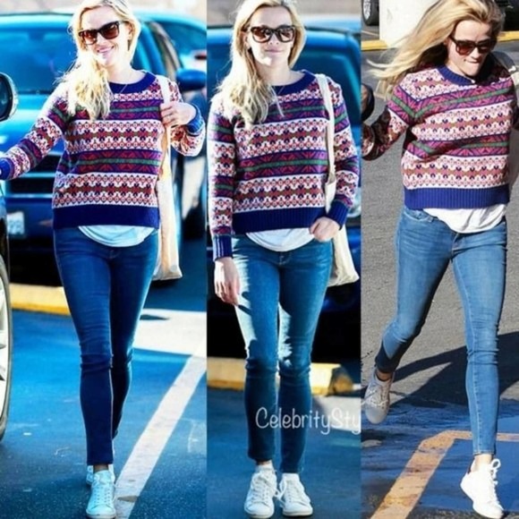 Cozy J Crew Reese Witherspoon Preppy Spring Sweater - Picture 2 of 10